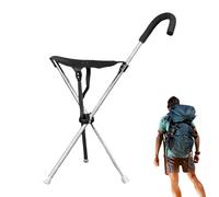 Spizummp Walking Cane with Seat,Lightweight Portable Stick,Folding Cane with Seat | for Men Women Adults Grandfather Seniors Elderly Mother