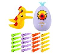 Spizummp Woodpecker Toy, Kids Magnetic Worm Catching Woodpecker Toys, Coin Bank Fine Motor Skills Games for Boys Girls Home Preschool Kindergarten School Classroom Education Travel