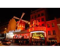 SPJOYSP Kids' Painting by Numbers Art Crafts for Adults The Moulin Rouge in Paris, France, was Built as a Scenic spot 16X20 inch