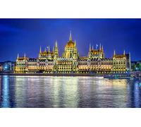 SPJOYSP Paint by Numbers Adult Accessories City Buildings, Budapest, Danube, Hungary 16X20 inch
