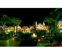 SPJOYSP Paint by Numbers Halloween Arts and Crafts for Kids City Lights Fountain Palace Monaco Monte Carlo 16X20 inch