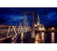 SPJOYSP Paint by Numbers Personalised Gifts Girls Greg Street Bridge, Inverness, Scotland 16X20 inch