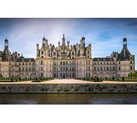 SPJOYSP Painting by Numbers for Children Paint by Numbers for Adults City Castle France Tower chambord Castle 16X20 inch