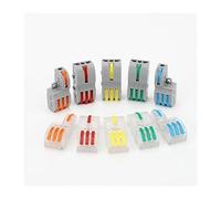 SPL-2/3/4/5 Quick Wiring Terminal 2-In 2-Out,3-In 3-Out Parallel Wire Connection Connector, Press Type IDGTTLDF(PCT-222)