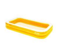 SPLASH! 10ft Deluxe Inflatable Swimming Pool - Quick Set Rectangular Inflatable Pool Garden with Durable Vinyl, Fast Inflation, Safety Valve, Hose Adaptor - Outdoor Paddling Pool for Kids and Adults