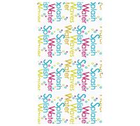 vidaXL Shower Roller Blind 120x240 cm - Water-Resistant Multi-Colour PEVA Fabric