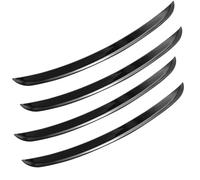 Splash 4piece Black Universal Car Truck Body Kit Moulding Trim Fender Rubber Wheel Eyebrow Anti-scratch Strip Lip Stickers Mudguard Mud Flaps(43cmX4)