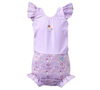Splash About Baby Girls Happy Costume One Piece Swimsuit, Lilac Spring, 12-24 Months UK