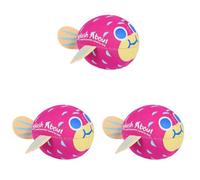 Splash About Baby Neoprene Pufferfish Ball-Water Toy Pool Ball, Purple (Pack of 3)