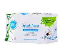 Splash About Biodegradable Swim Nappy Liners - Pack of 50, White