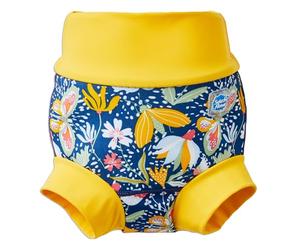 Splash About Happy Nappy Duo Reuseable Swim Nappy for Babies and Toddlers (Garden Delight, 3-6 Months)