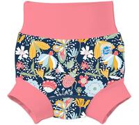 Splash About Happy Nappy Duo Reuseable Swim Nappy for Babies and Toddlers (Garden Delight Pink, 3-6 Months)