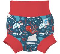 Splash About Happy Nappy Duo Reuseable Swim Nappy for Babies and Toddlers (Under The Sea Red, 6-12 Months)
