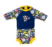 Splash About Unisex Baby Happy Sunsuit With Inbuilt Swim, Garden Delight, 3-9 Months EU