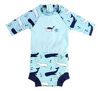 Splash About Happy Nappy Sunsuit, Vintage Moby, 6-14 Months