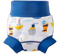 Splash About Happy Nappy Wiederverwendbar Schwimmwindel, Tug Boats, 6-12 Monate Baby and Toddler Swim Nappy