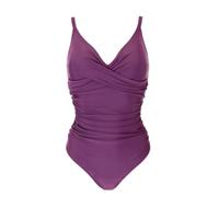 Splash About Ladies Tummy Control Swimming Costume Plum Size 18