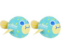 Splash About Pufferfish Neoprene Aqua Ball Pool Toy - Blue (Pack of 2)