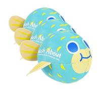 Splash About Pufferfish Neoprene Aqua Ball Pool Toy - Blue (Pack of 3)