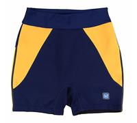 Splash About Unisex Kids Leak Proof Swim Shorts Toddler Jammers, Navy & Yellow, 2 Years EU