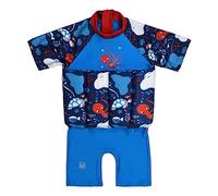 Splash About Unisex Kid's Sleeved Floatsuit One Piece Swimsuit, Sea Life, 1-2 Years