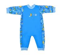 Splash About Unisex Kids Warm In Baby Wetsuit One Piece Swimsuit, Crocodile Swamp, 6-12 Months EU