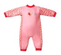 Splash About Warm in One Baby Wetsuit, Strawberry Field, 0-3 Months