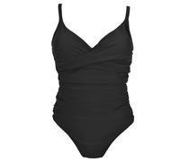 Splash About Womens Ladies Tummy Control Swimming Costume One Piece Swimsuit, Black, Size 18