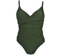 Splash About Womens Ladies Tummy Control Swimming Costume One Piece Swimsuit, Green, Size 20