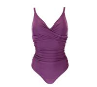Splash About Ladies Tummy Control Swimming Costume Plum Size 14