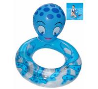 Splash and play 24 inch octopus swim ring- blue