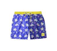 Splash Apparel Adults Colour Changing Swim Shorts Trunks - Water Reactive (UK, Alpha, L, Regular, Regular, Turtle)