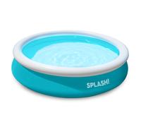 Splash AquaRing Inflatable Round Pool in Blue | Size: 10 Splash Blue 10
