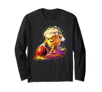Splash Art Beer Mug Bowling Bowler Long Sleeve T-Shirt