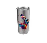 Splash Art Black-Tailed Jackrabbit Hare Stainless Steel Insulated Tumbler