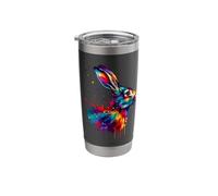 Splash Art Black-Tailed Jackrabbit Hare Stainless Steel Insulated Tumbler