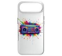Splash Art Boombox 80s Music Case for iPhone Air