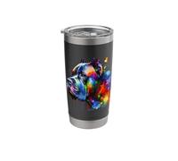 Splash Art Cane Corso Italian Mastiff Stainless Steel Insulated Tumbler