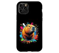 Splash Art Capybara Design Capybara Lovers Case for iPhone 11 Pro