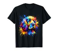 Splash Art Clumber Spaniel T-Shirt
