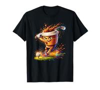 Splash Art Coffee Cup Golfing Golf Golfer T-Shirt