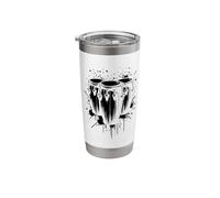 Splash Art Conga Congas Drum Drummer Drum Musician Stainless Steel Insulated Tumbler