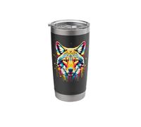 Splash Art Coyote Coyotes Stainless Steel Insulated Tumbler
