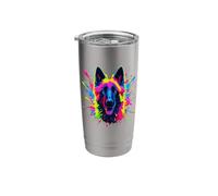 Splash Art Dutch Shepherd Stainless Steel Insulated Tumbler