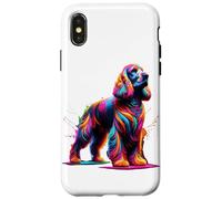 Splash Art English Cocker Spaniel Spaniels Case for iPhone X/XS