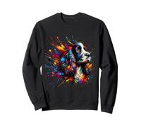 Splash Art English Springer Spaniel Sprocker Sweatshirt