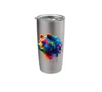Splash Art Grizzly Bear Bears Stainless Steel Insulated Tumbler