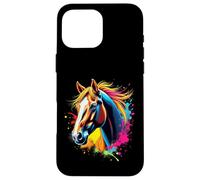 Splash Art Horse Design Beautiful Horse Lovers Case for iPhone 16 Pro Max