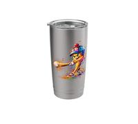 Splash Art Ice Cream Baseball Player Stainless Steel Insulated Tumbler