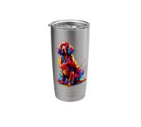 Splash Art Irish Setter Red Setter Stainless Steel Insulated Tumbler